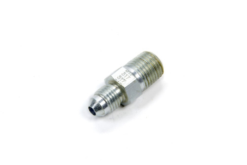 Fitting - Adapter - Straight - 4 AN Male to 1/4 in NPT Male - Steel - Zinc Oxide - Each