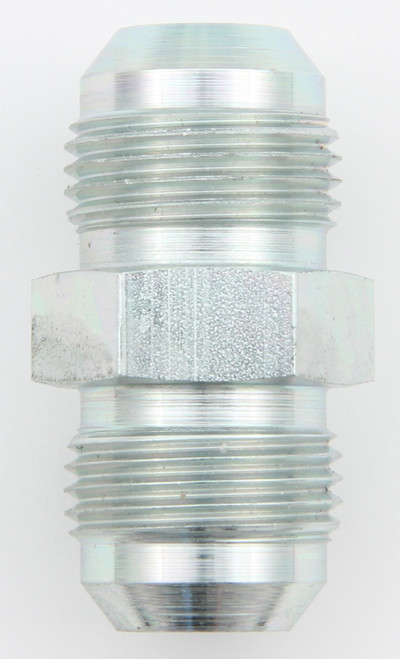 Fitting - Adapter - Straight - 3 AN Male to 3 AN Male - Steel - Zinc Oxide - Each