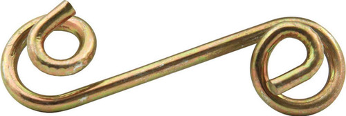 Quick Turn Fastener Spring - 1 in Long - 0.250 in Reach - Steel - Cadmium - Set of 10