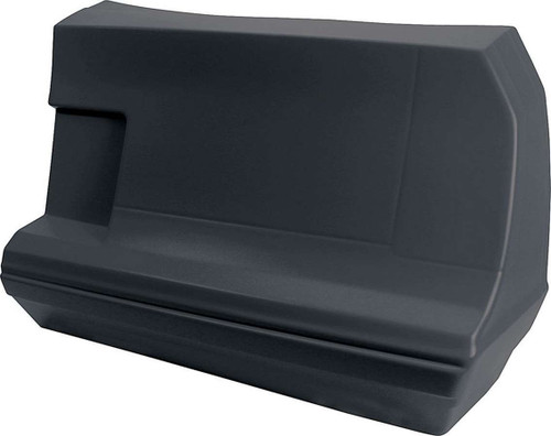 Bumper Cover - Passenger Side - Rear - Molded Plastic - Black - Chevy Monte Carlo SS 1983-88 - Each