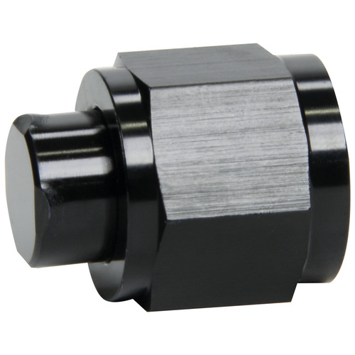 Fitting - Cap - 6 AN - Aluminum - Black Anodized - Each