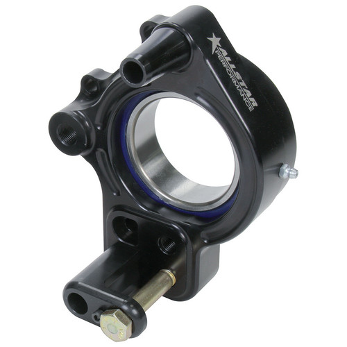 Birdcage - Passenger Side - 2.760 in ID Bearing - Single Bearing - Hardware Included - Aluminum - Black Anodized - Sprint Car - Each