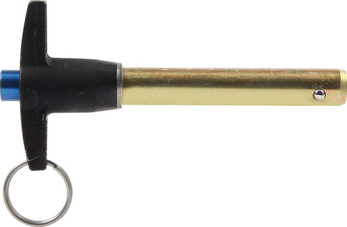 Quick Release Pin - 0.5 in Diameter - 2.5 in Long - T-Handled - Each