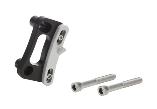 Timing Pointer - Adjustable - Stainless Hardware - Aluminum - Black Anodized - 10 O'clock Position - Small Block Ford - Each