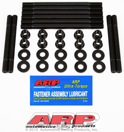 Cylinder Head Stud Kit - 12 Point Nuts - Chromoly - Black Oxide - Dodge 4-Cylinder - Kit