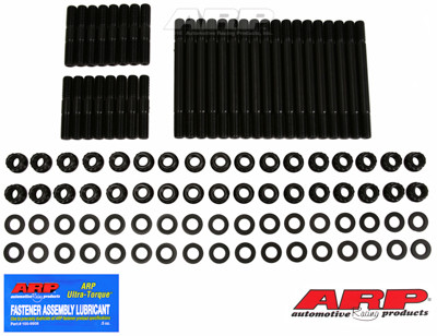 Cylinder Head Stud Kit - 12 Point Nuts - Chromoly - Black Oxide - Mopar B / RB-Series - Kit