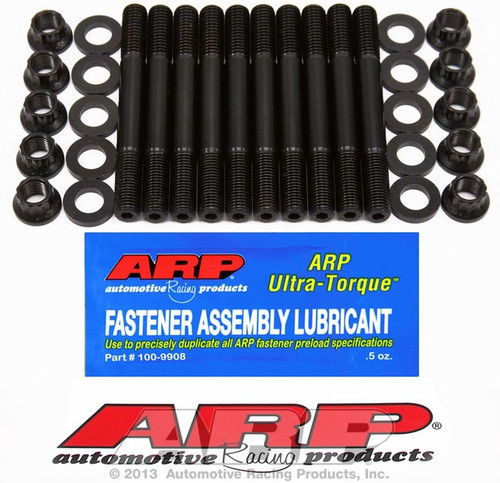 Main Stud Kit - 12 Point Nuts - 2-Bolt Mains - Chromoly - Black Oxide - Nissan 4-Cylinder - Kit