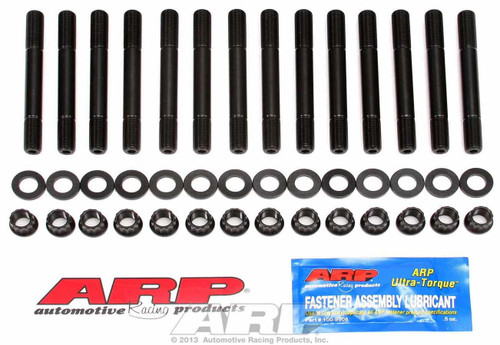 Cylinder Head Stud Kit - 12 Point Nuts - Chromoly - Black Oxide - Toyota JZ-Series - Kit
