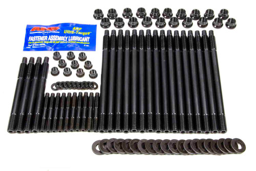 Cylinder Head Stud Kit - 12 Point Nuts - Chromoly - Black Oxide - GM LS-Series - Kit