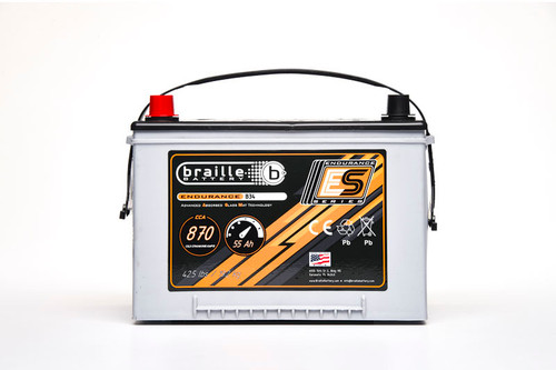 Battery - Endurance - AGM - 12V - 870 Cold Cranking Amps - Top Terminals - 10.75 in L x 8 in H x 6.88 in W - Each