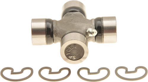 Universal Joint - 1310 Series - 1.062 in Bearing Caps - Clips Included - Greasable - Steel - Natural - Each