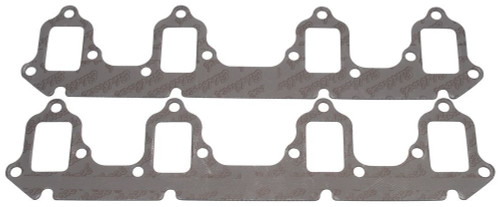 Exhaust Header / Manifold Gasket - 1.400 x 2.040 in Rectangular Port - Steel Core Laminate - Ford FE-Series - Pair