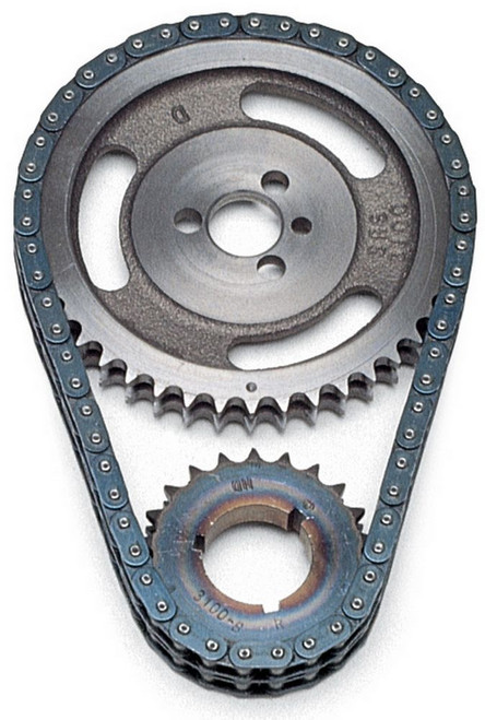 Timing Chain Set - Performer-Link - Double Roller - Keyway Adjustable - Cast Iron / Billet Steel - Small Block Chevy / GM V6 - Kit