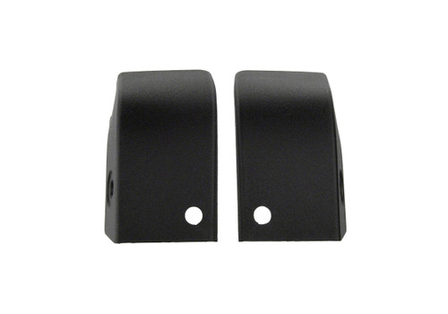 Exterior Trim - Rocker Panel Shield Delete - Driver / Passenger Side - Snap-In / Screw-On - Plastic - Black - Ford Fullsize Truck 2021-26 - Pair