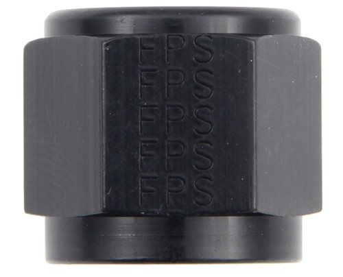 Fitting - Tube Nut - 4 AN - 1/4 in Tube - Aluminum - Black Anodized - Each