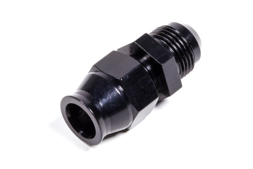 Fitting - Tube End - Straight - 8 AN Male to 1/2 in Tubing - Aluminum - Black Anodized - Each