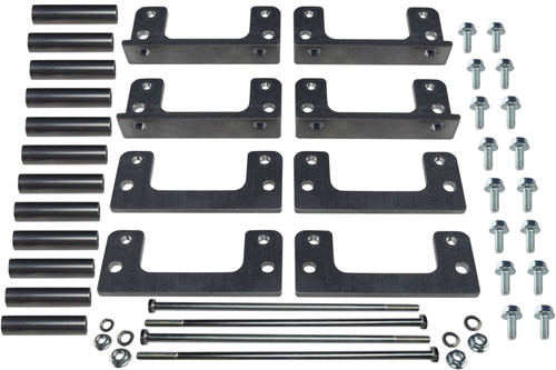 Ignition Coil Bracket - Coil Pack Style - Coil Mount Hardware Included - Aluminum - Natural - GM LS-Series - Kit