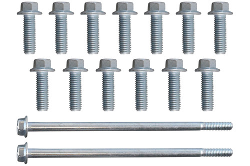 Oil Pan Bolt Kit - Hex Head - Steel - Zinc Oxide - GM LS-Series - Kit