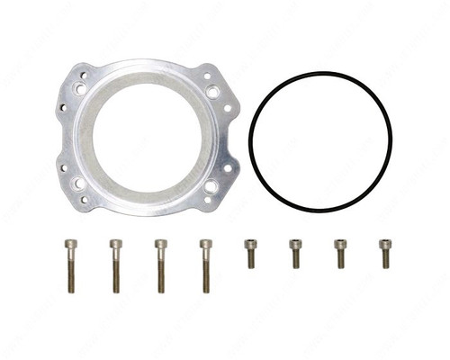 Throttle Body Adapter - O-Ring / Hardware - Aluminum - Clear Anodized - GM LT-Series - Each