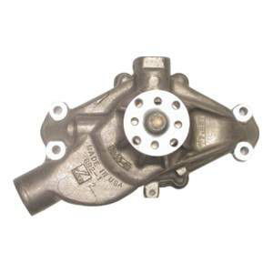 Water Pump - Mechanical - 3/4 in Shaft - Short Design - Aluminum - Natural - Small Block Chevy - Each