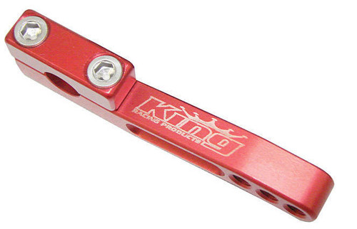 Throttle Arm - 3/8 in - Aluminum - Red Anodized - Sprint Car - Each