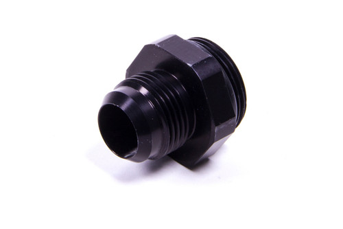 Fitting - Adapter - Straight - 12 AN Male to 16 AN Male O-Ring - Aluminum - Black Anodized - Each