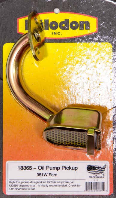 Oil Pump Pickup - Street / Strip - Bolt-On - 8-3/4 in Deep Pan - Small Block Ford - Each