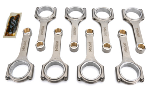 Connecting Rod - H-Beam - 6.200 in Long - 7/16 in Cap Screws - Billet Steel - Mopar Gen III Hemi - Set of 8
