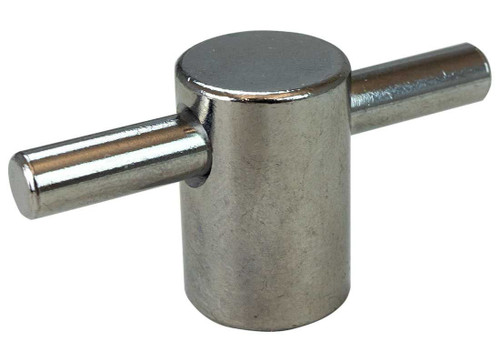 Air Cleaner Nut - Wing - 1/4-20 in Thread - Steel - Chrome - Each