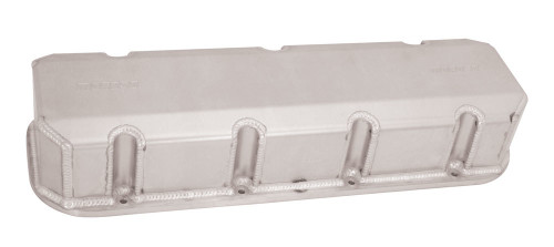 Valve Cover - Tall - Billet Rail - Fabricated Aluminum - Natural - Big Block Chevy - Pair