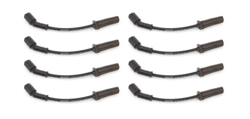 Spark Plug Wire Set - Ultra 40 - Spiral Core - 8.5 mm - Black - Straight Plug Boots - Coil Style Terminal - GM LS / LT-Series - Kit