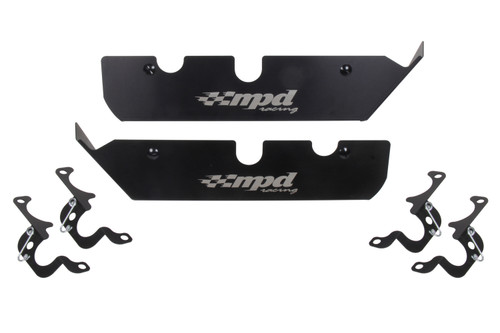 Spark Plug Guard - Aluminum - Black Anodized - Sprint Car - Kit