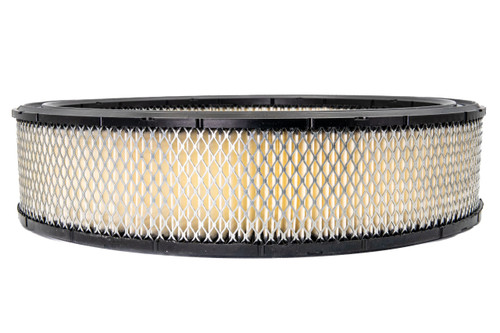 Air Filter Element - Round - 14 in Diameter - 3 in Tall - Wire Mesh Included - Paper - White - Universal - Each
