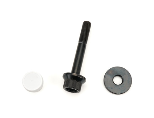 Harmonic Balancer Bolt - 16 mm x 2.00 Thread - 4.325 in Long - 1-1/16 in 12 point Head - Washer Included - Steel - Black Oxide - GM LS-Series - Each