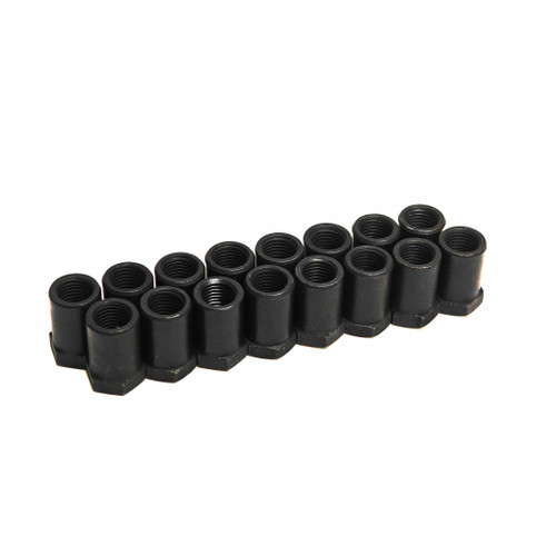Rocker Arm Nut - Poly lock - 7/16-20 in Thread - Steel - Black Oxide - Set of 16