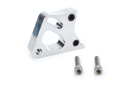 Oil Pump Bracket - External - Dry Sump - Driver Side Mount - Aluminum - Clear Anodized - Big Block Chevy - Kit