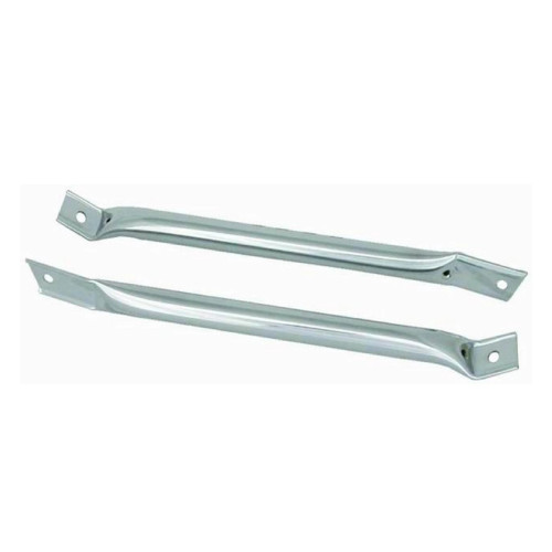 Radiator Support Bar - Steel - Chrome - GM F-Body 1970-81 - Pair