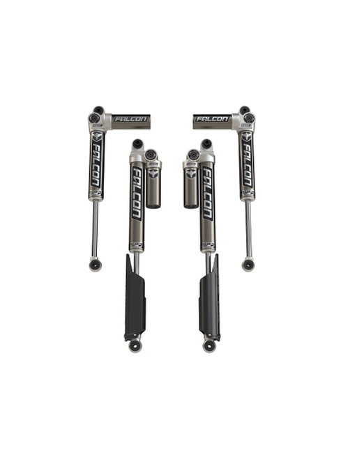 Shock - Falcon SP2 3.1 - Monotube - Single Adjustable - 2.3 in OD - Aluminum - Clear Anodized - Jeep Wrangler JL 2007-25 - Kit