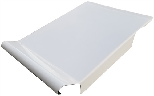 Nose - 5-Series - Center - Fiberglass - White - Triple X Sprint Car - Each