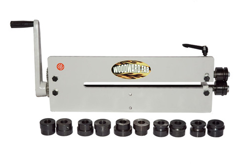 Bead Roller - 18 Gauge Material Maximum - Manual Control - Dies Included - Steel - Gray Paint - Kit