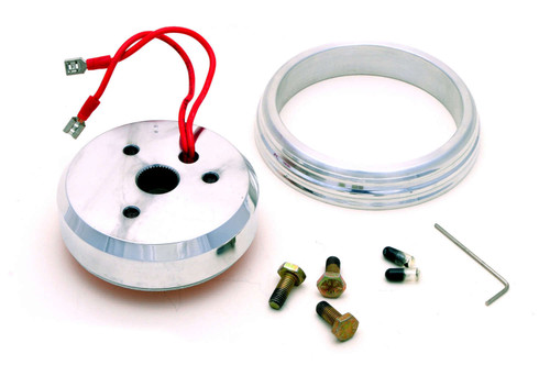 Steering Wheel Adapter - GT3 - 3-Bolt GT Wheel to OE Column - Hardware Included - Aluminum - Polished - Ford - Kit