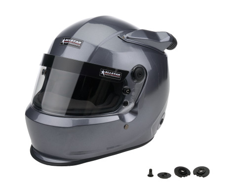 Helmet - Series 50 - Mid-Air - Snell SA2025 - Head and Neck Support Ready - Gray - Large - Each