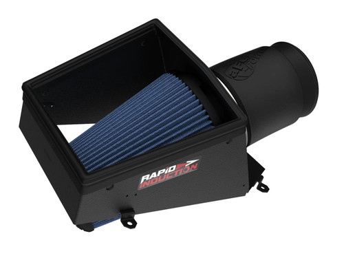 Air Induction System - Rapid Induction - Reusable Oiled Filter - Plastic - Black - Jeep Wrangler JL 2024-26 - Kit