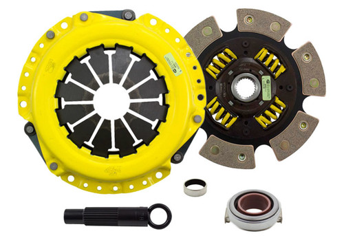 Clutch Kit - Heavy Duty Race - Single Disc - 8.4 in Diameter - 1-1/32 in x 24 Spline - Sprung Hub - Ceramic - Honda Civic / Acura RSX 2002-11 - Kit