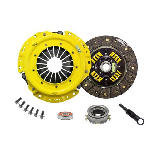 Clutch Kit - Heavy Duty Performance Street - Single Disc - 9 in Diameter - 1 in x 24 Spline - Sprung Hub - Organic - Subaru BRZ 2013-20 / Toyota 86 2018-20 - Kit