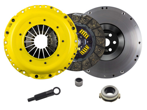 Clutch Kit - Heavy Duty Performance Street - Single Disc - 9.4 in Diameter - 1 in x 23 Spline - Sprung Hub - Organic - Flywheel Included - Mazda Mazdaspeed 3 / Mazdaspeed 6 2006-13 - Kit