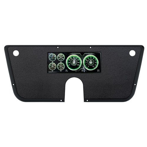 Gauge Kit - Digital - Invision - LCD - Direct-Fit - Plastic - Black - GM Fullsize Truck 1967-72 - Kit