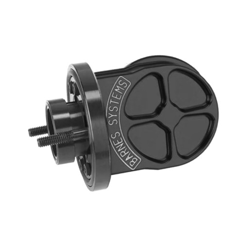 Oil Filter Adapter - 90 Degree - 5/16 in Bolts Included - Aluminum - Black Anodized - Each