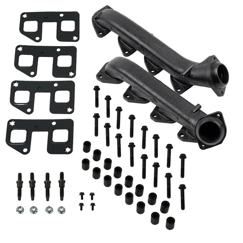 Exhaust Manifold - Cast Iron - Gaskets / Hardware Included - Ford Boss V8 - Ford Fullsize Truck 2010-22 - Pair
