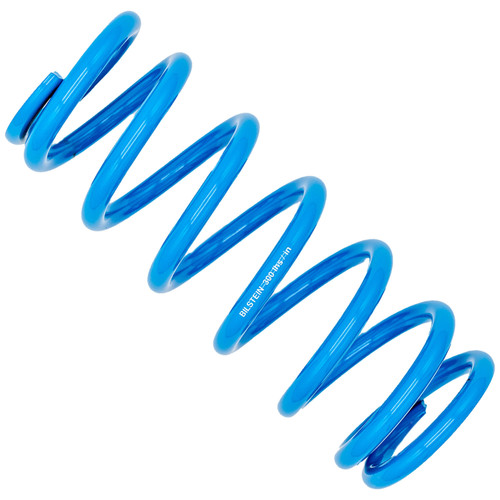 Coil Spring - Coil-Over - 2.5 in ID - 10 in Length - 300 lb/in Spring Rate - Steel - Blue Powder Coat - Each